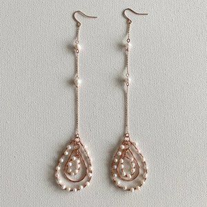 Calisades Long Teardrop Earrings